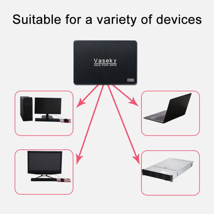 Vaseky V800 350GB 2.5 inch SATA3 6GB/s Ultra-Slim 7mm Solid State Drive SSD Hard Disk Drive for D...