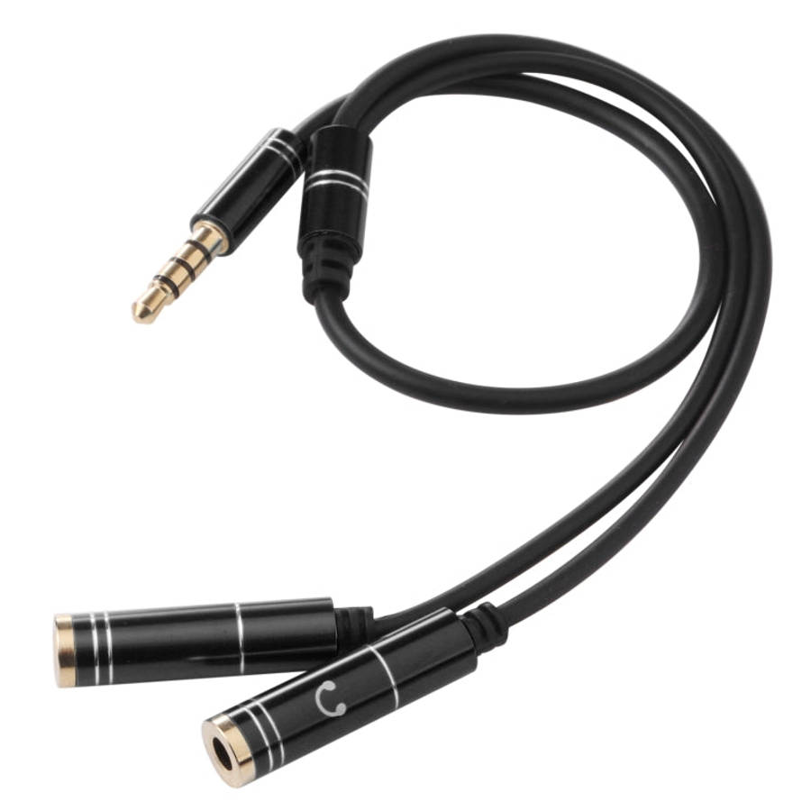 2 x 3.5mm Female to 3.5mm Male Adapter Cable(Black)