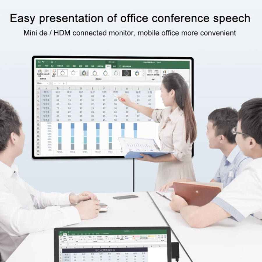 Onten OT-65002 12 in 1 Multifunctional Type-C + USB + RJ45 + HDMI Docking Station(Black)