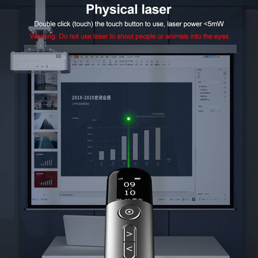 ASiNG A9 Pro 32GB Green Light Multifunctional PPT Touch Laser Page Turning Pen Wireless Presenter...