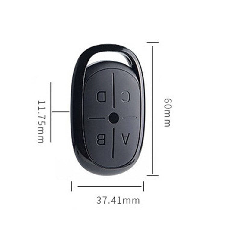 433MHZ 4-button Letter Style Wireless Copy Style Electric Barrier Garage Door Battery Car Key Rem...