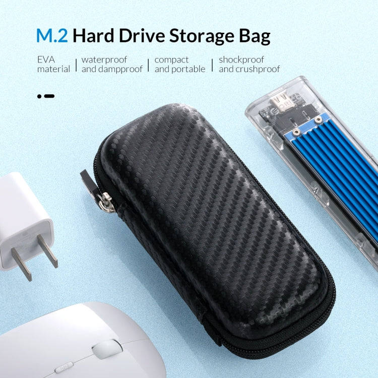 ORICO-M2PH01-BK-BP M.2 Hard Drive EVA Case Storage Bag (Black)