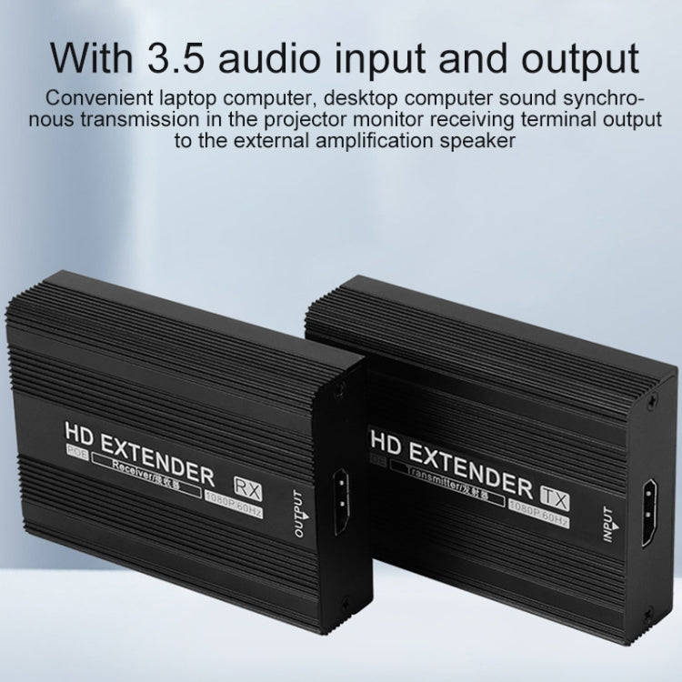 Measy ET1820 HDMI Extender Transmitter and Receiver Converter, POE Single Power Supply, Transmiss...