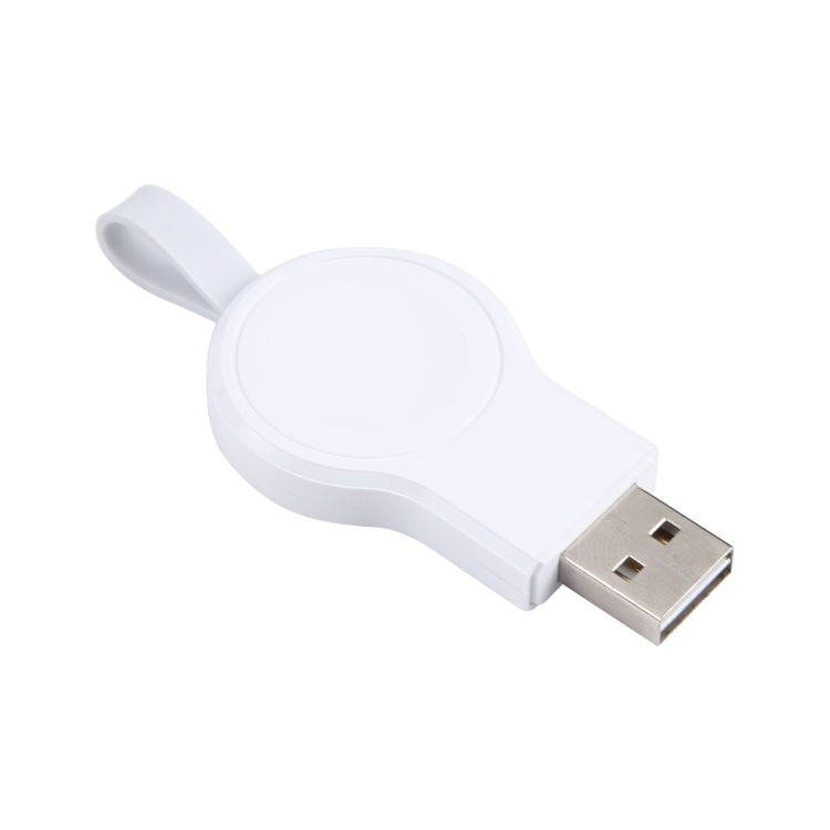For Apple Watch Series 2W USB Port Portable Magnetic Charger (White)