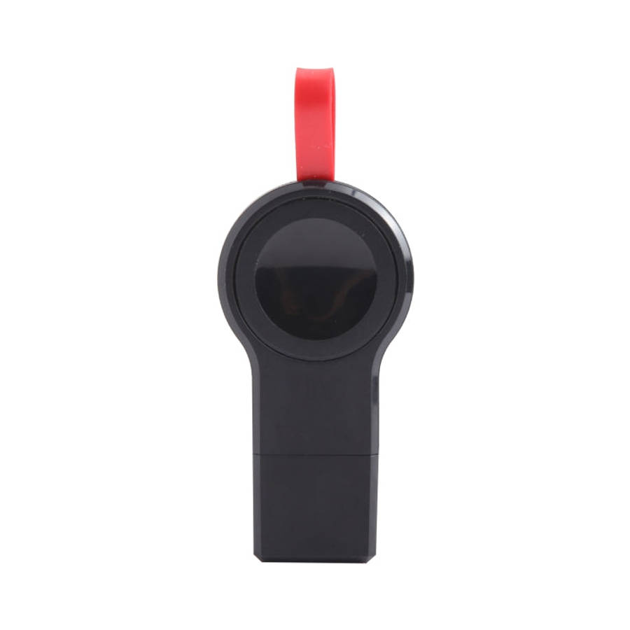 For Apple Watch Series 2W USB-C / Type-C Port Portable Magnetic Charger (Black)