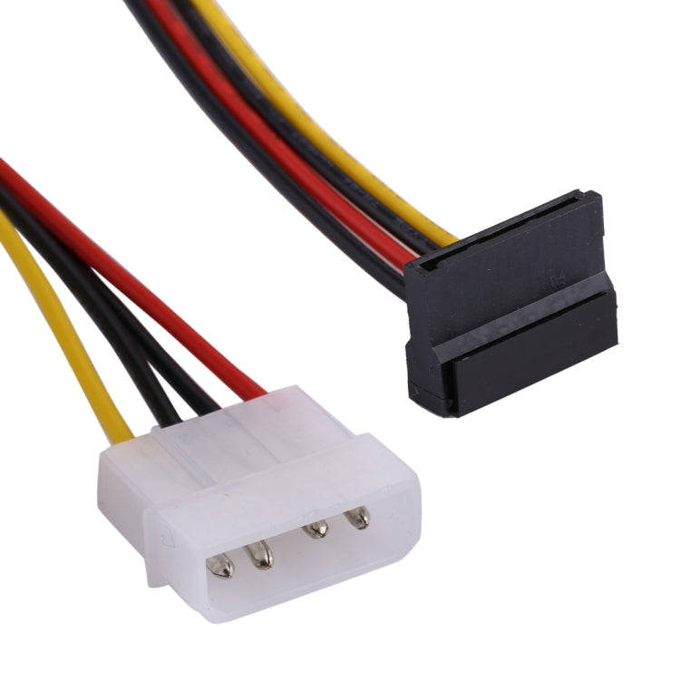 35cm 4 Pin Molex Female to 2 x SATA Female Power Supply Extension Cable