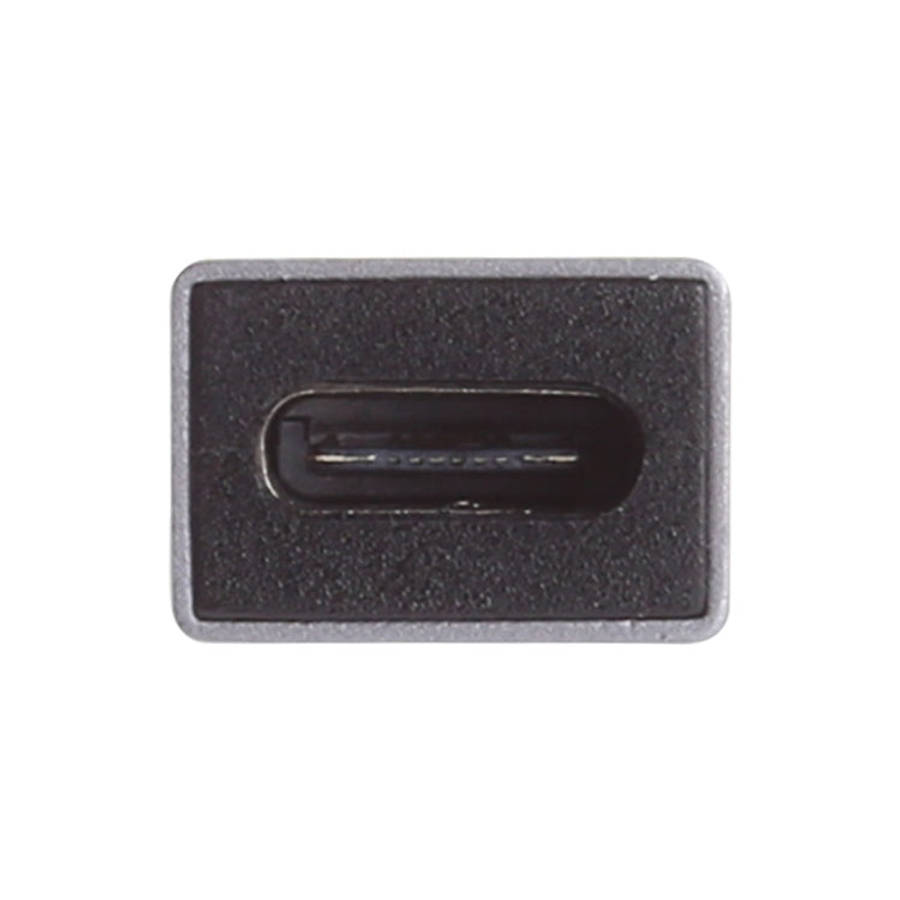 PD 18.5V-20V 5.5x1.0mm Male Adapter Connector(Silver Grey)