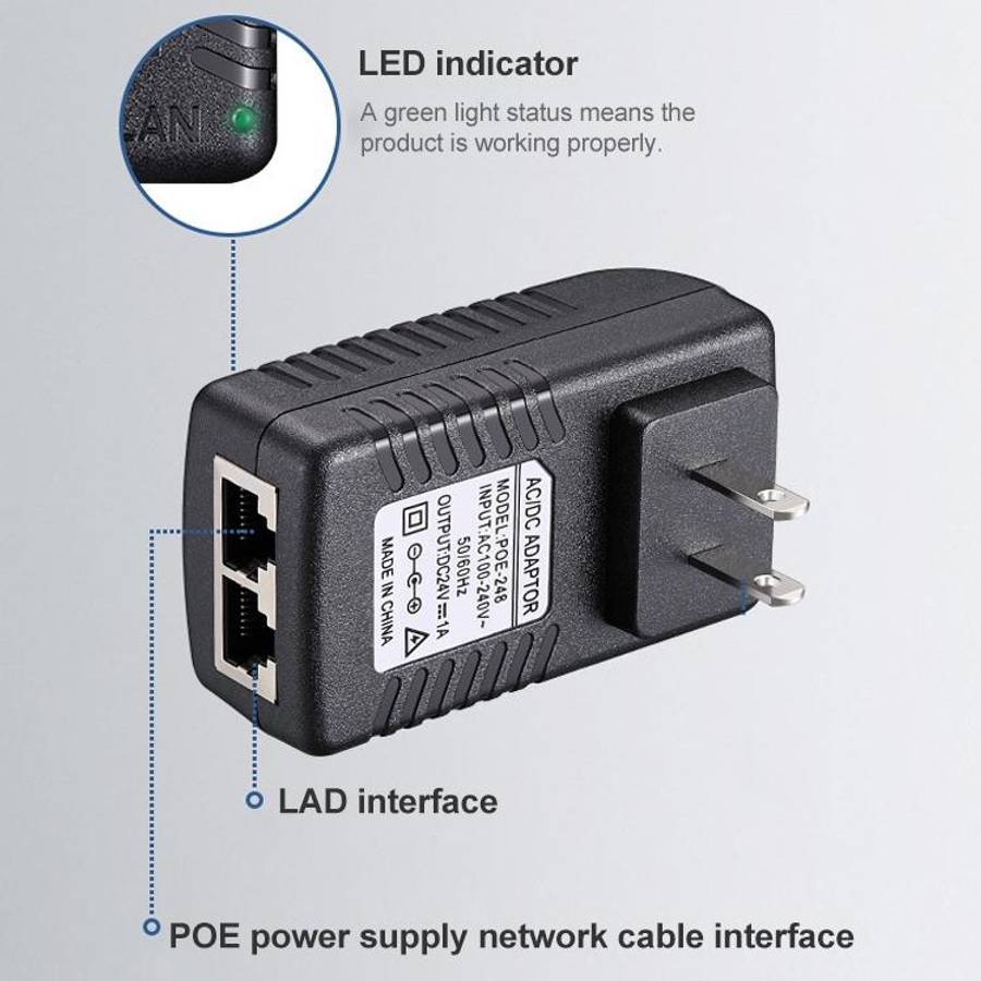 24V 1A Router AP Wireless POE / LAD Power Adapter, AU Plug