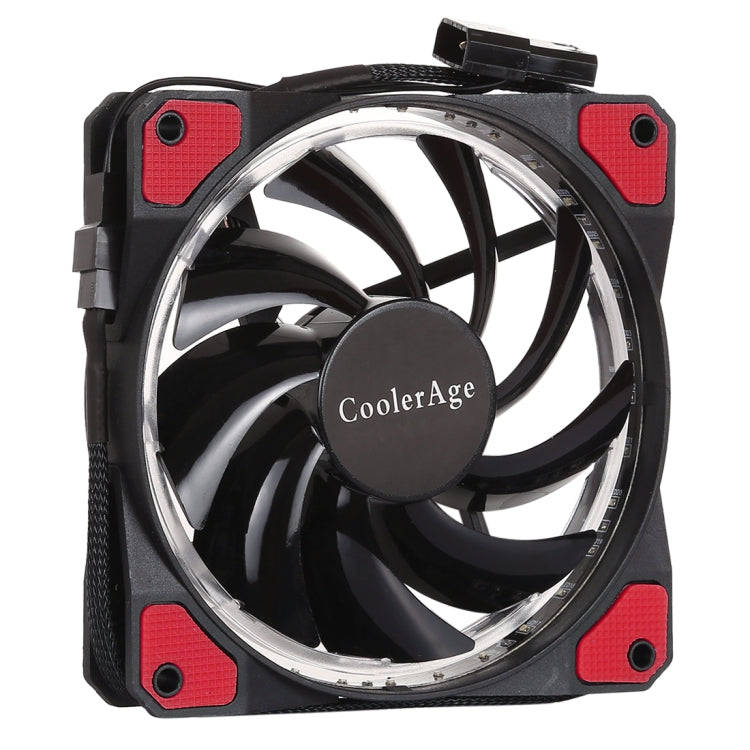 Color LED 12cm 3pin Computer Components Chassis Fan Computer Host Cooling Fan Silent Fan Cooling,...