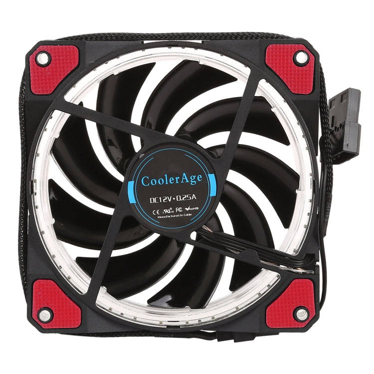Color LED 12cm 3pin Computer Components Chassis Fan Computer Host Cooling Fan Silent Fan Cooling,...