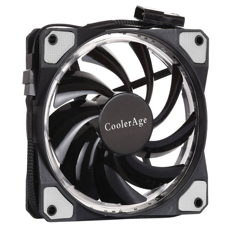 Color LED 12cm 3pin Computer Components Chassis Fan Computer Host Cooling Fan Silent Fan Cooling,...