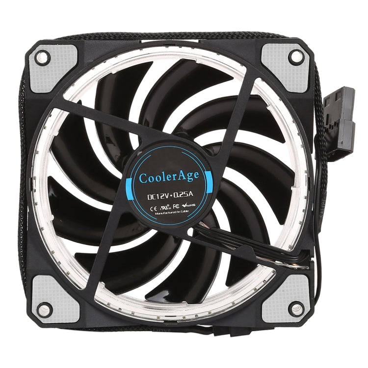 Color LED 12cm 3pin Computer Components Chassis Fan Computer Host Cooling Fan Silent Fan Cooling,...