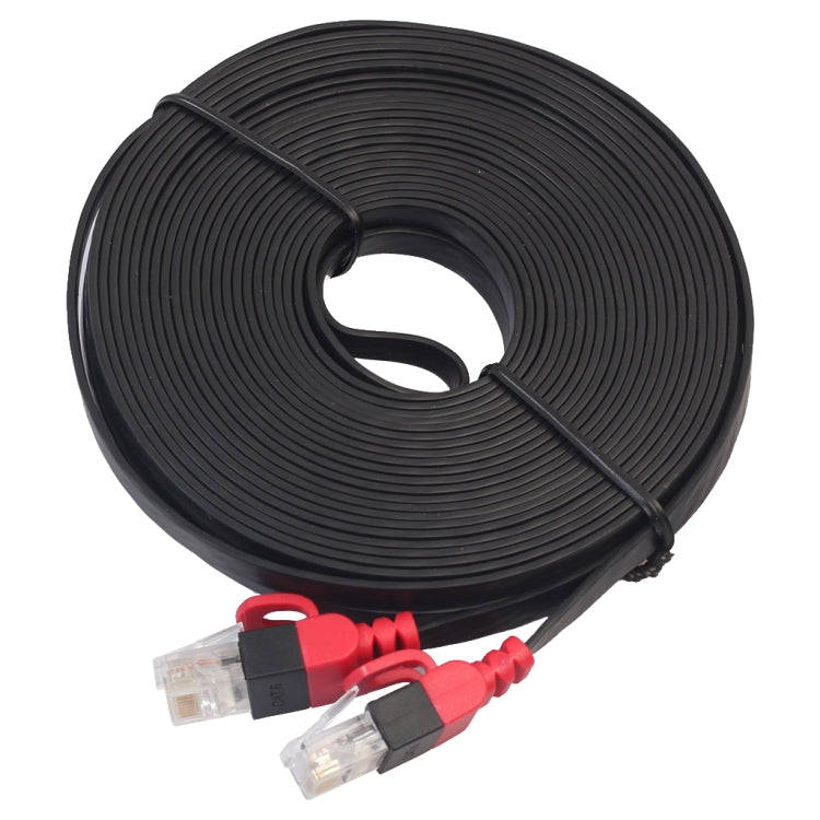 REXLIS CAT6-3 CAT6 Flat Ethernet Unshielded Gigabit RJ45 Network LAN Cable, Length: 10m