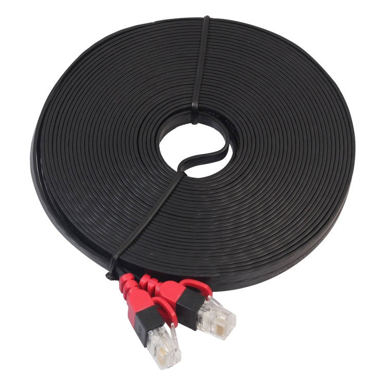 REXLIS CAT6-3 CAT6 Flat Ethernet Unshielded Gigabit RJ45 Network LAN Cable, Length: 15m
