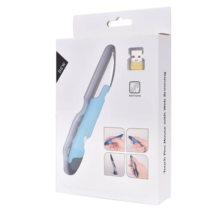 PR-06 4-keys Smart Wireless Optical Mouse with Stylus Pen Function (Blue)