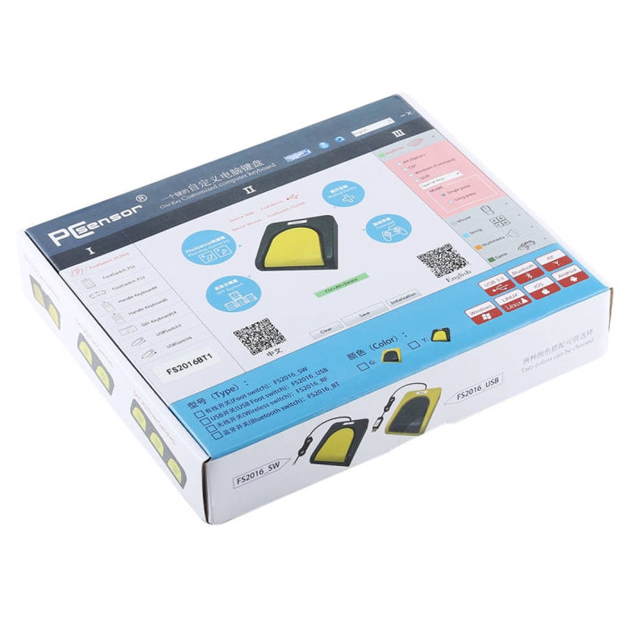 FS2016BT1 PCsensor Bluetooth USB Single Foot Switch Control One Key Customized Computer Keyboard ...