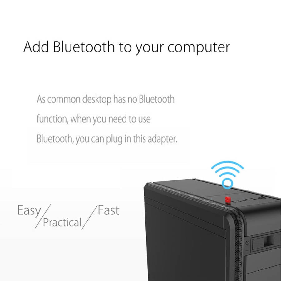 ORICO BTA-403 3Mbps Transfer Speed USB Bluetooth 4.0 Adapter(Red)