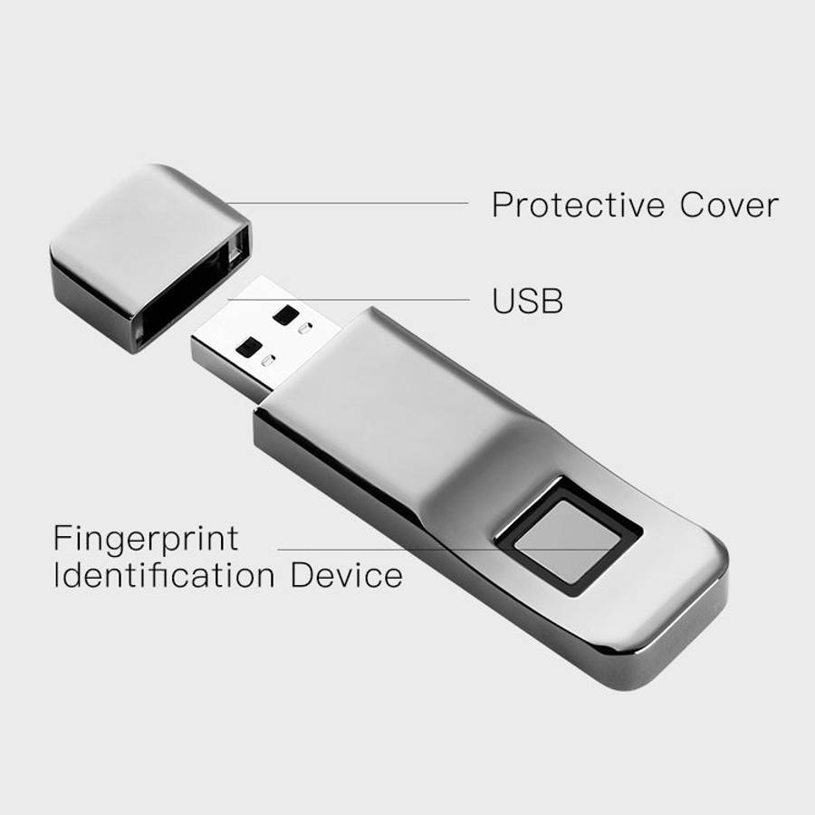 P1 High Speed USB 3.0 32GB Fingerprint Encryption Flash Disk USB Memory Stick Pen Drive U DISK, W...