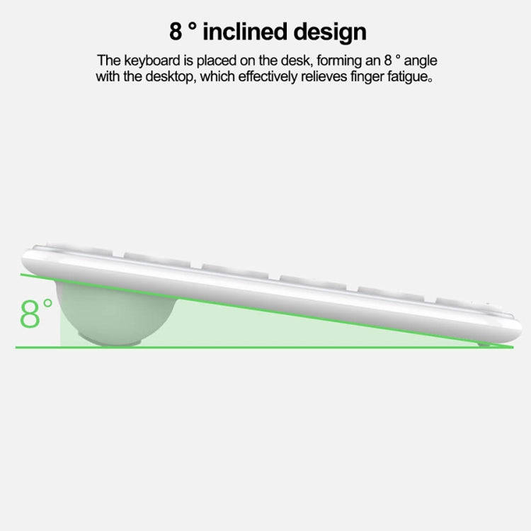 Original Xiaomi Youpin MIIIW 85 Keys 2.4GHz Mini Bluetooth Dual-Mode Wireless Keyboard(White)