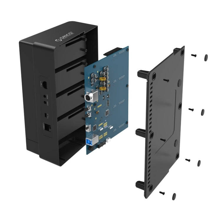 ORICO 6648US3-C-V1 4-bay USB 3.0 Type-B to SATA External Hard Disk Box Storage Case Hard Disk Doc...
