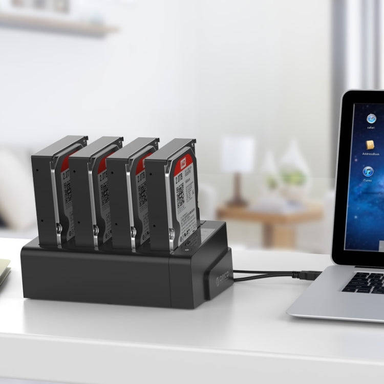 ORICO 6648US3-C-V1 4-bay USB 3.0 Type-B to SATA External Hard Disk Box Storage Case Hard Disk Doc...