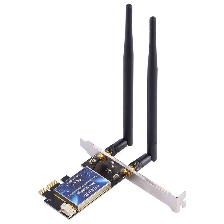 EDUP EP-9620 2 in 1 AC1200Mbps 2.4GHz & 5.8GHz Dual Band PCI-E 2 Antenna WiFi Adapter External Ne...