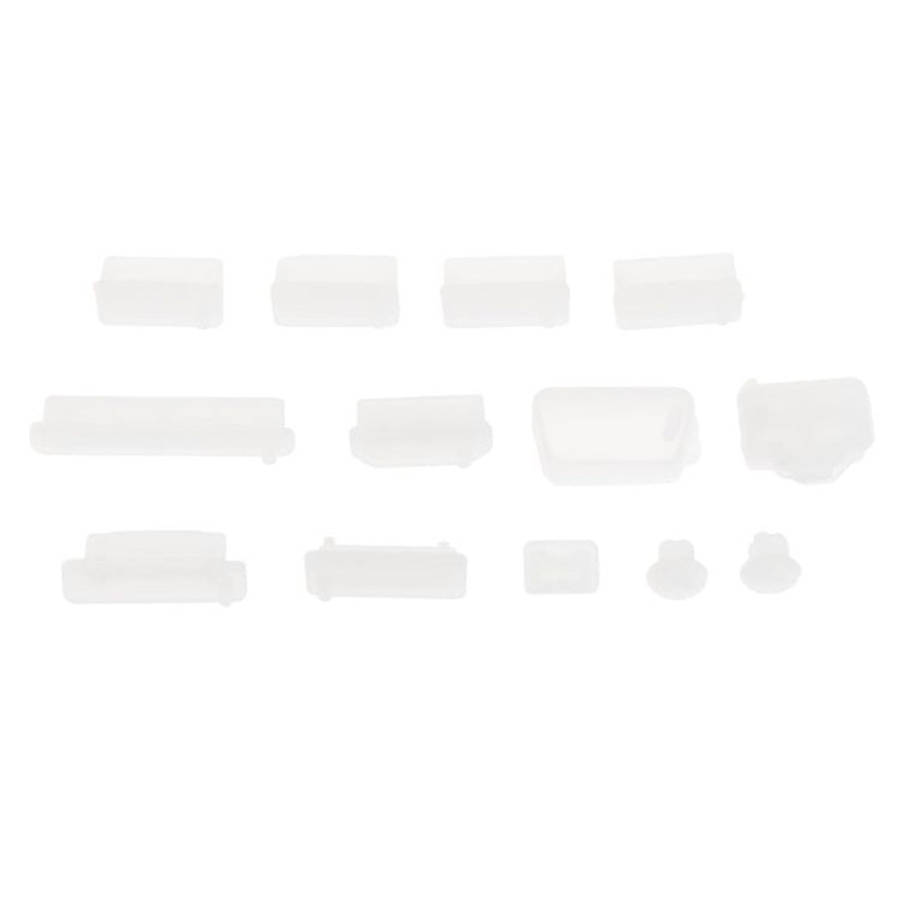 13 in 1 Universal Silicone Anti-Dust Plugs for Laptop(White)