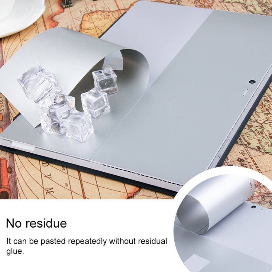 Tablet PC Shell Protective Back Film Sticker for Microsoft Surface Pro 4 / 5 / 6 (Black)