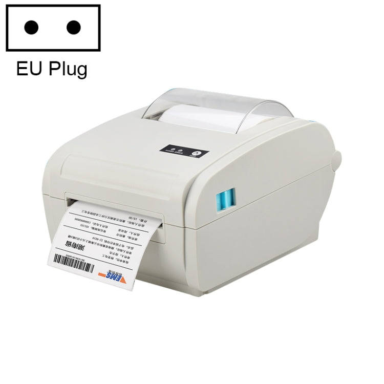 POS-9210 110mm USB POS Receipt Thermal Printer Express Delivery Barcode Label Printer, EU Plug(Wh...