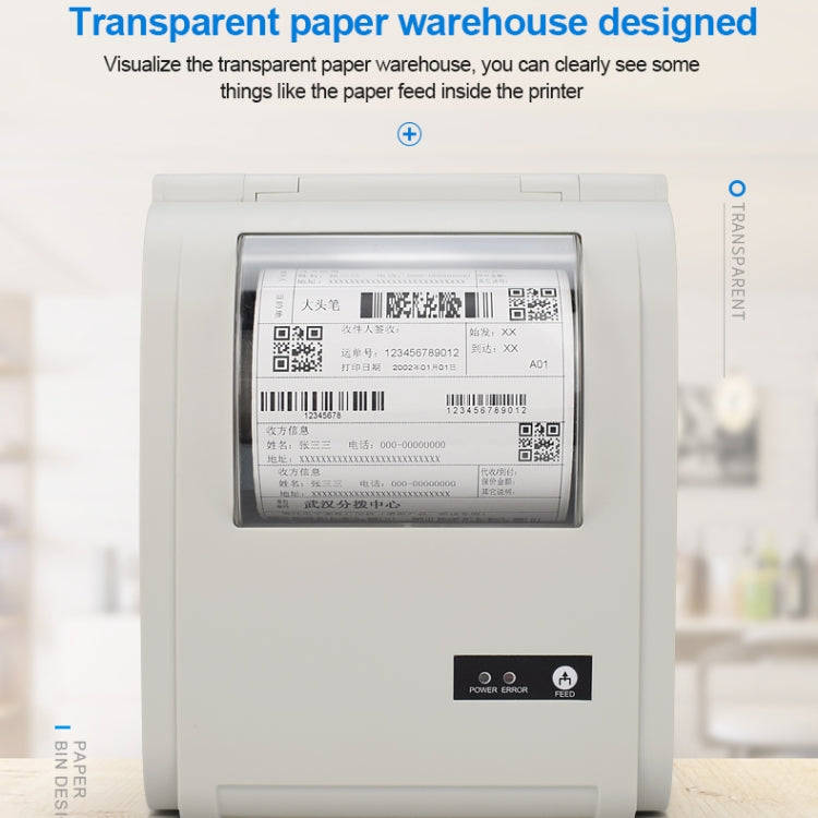POS-9210 110mm USB +  Bluetooth POS Receipt Thermal Printer Express Delivery Barcode Label Printe...