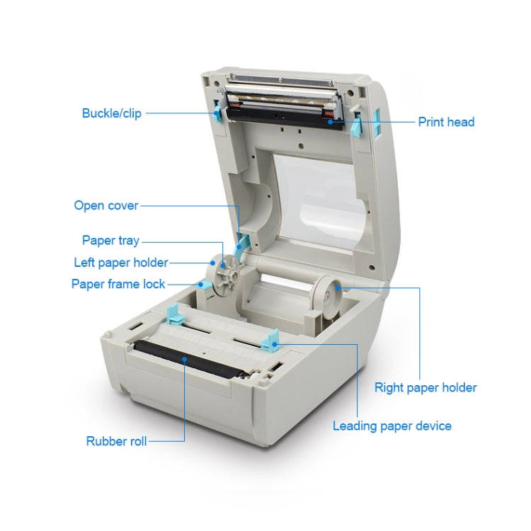 POS-9210 110mm USB +  Bluetooth POS Receipt Thermal Printer Express Delivery Barcode Label Printe...