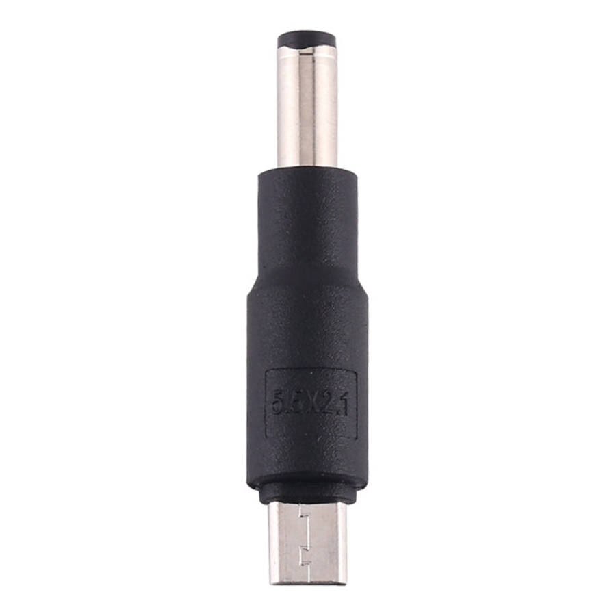 10 PCS 5.5 x 2.1mm to Micro USB DC Power Plug Connector