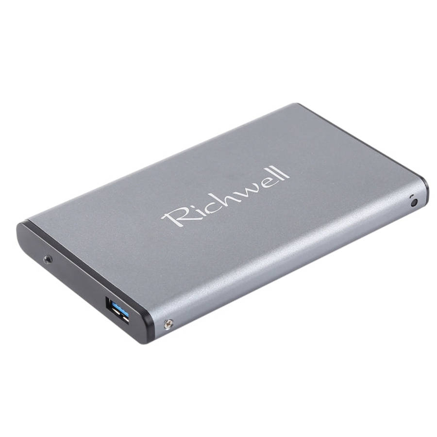 Richwell SATA R2-SATA-1TGB 1TB 2.5 inch USB3.0 Super Speed Interface Mobile Hard Disk Drive(Grey)