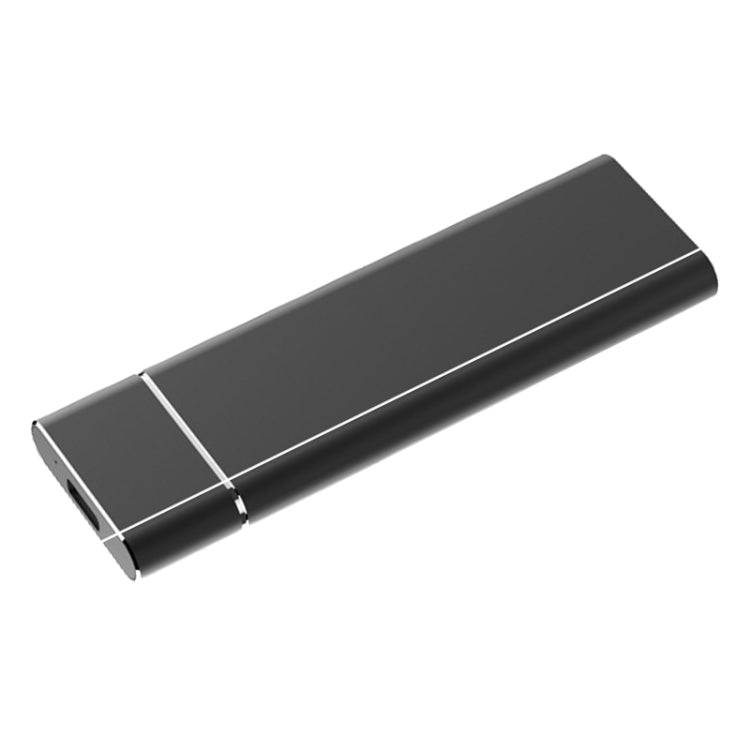 M.2 NGFF to USB-C / Type-C USB 3.1 Interface Aluminum Alloy SSD Enclosure(Black)