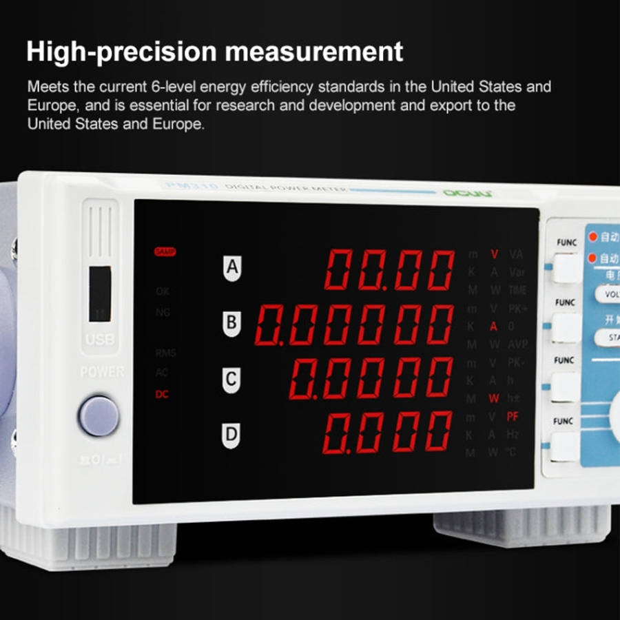 DCUU PM310 Intelligent Electrical Parameters Measuring Instrument (EU Plug)