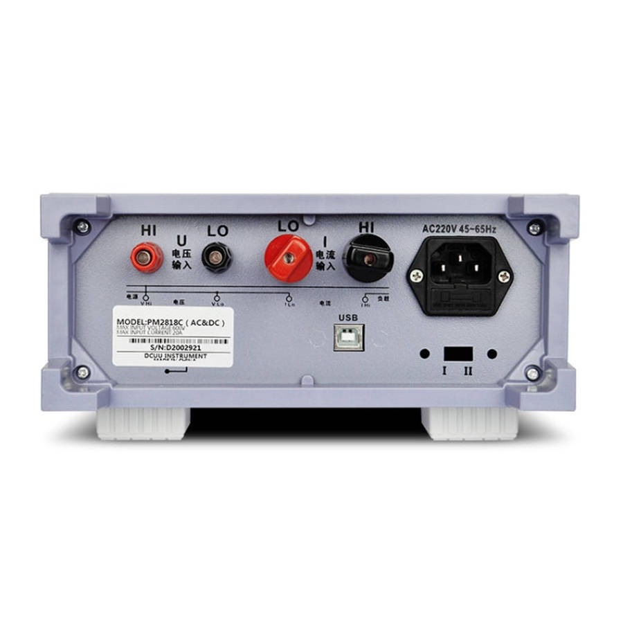 DCUU PM2818C AC 20A Intelligent Electrical Parameters Measuring Instrument (US Plug)