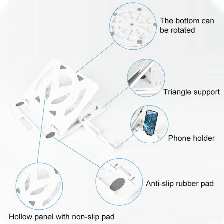 General-purpose Increased Heat Dissipation For Laptops Holder, Style: with Mobile Phone Holder wi...