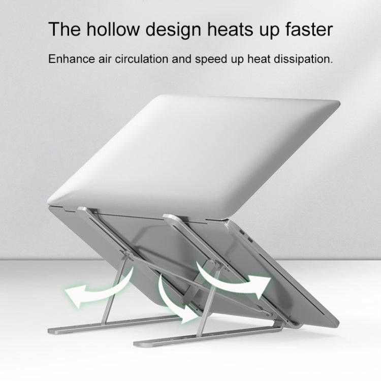Portable Adjustable Laptop Stand Desktop Lifting Height Increase Rack Folding Heat Dissipation Ho...