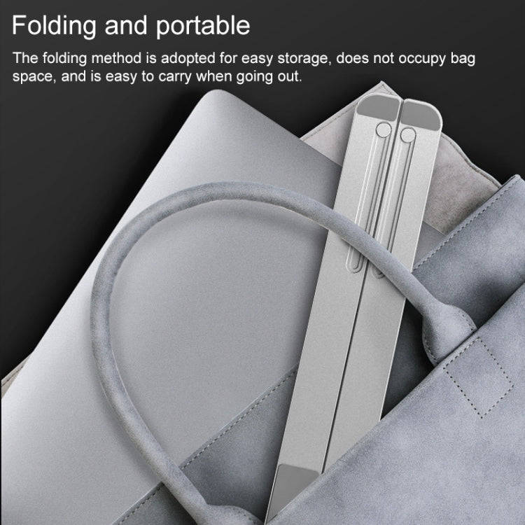 Portable Adjustable Laptop Stand Desktop Lifting Height Increase Rack Folding Heat Dissipation Ho...