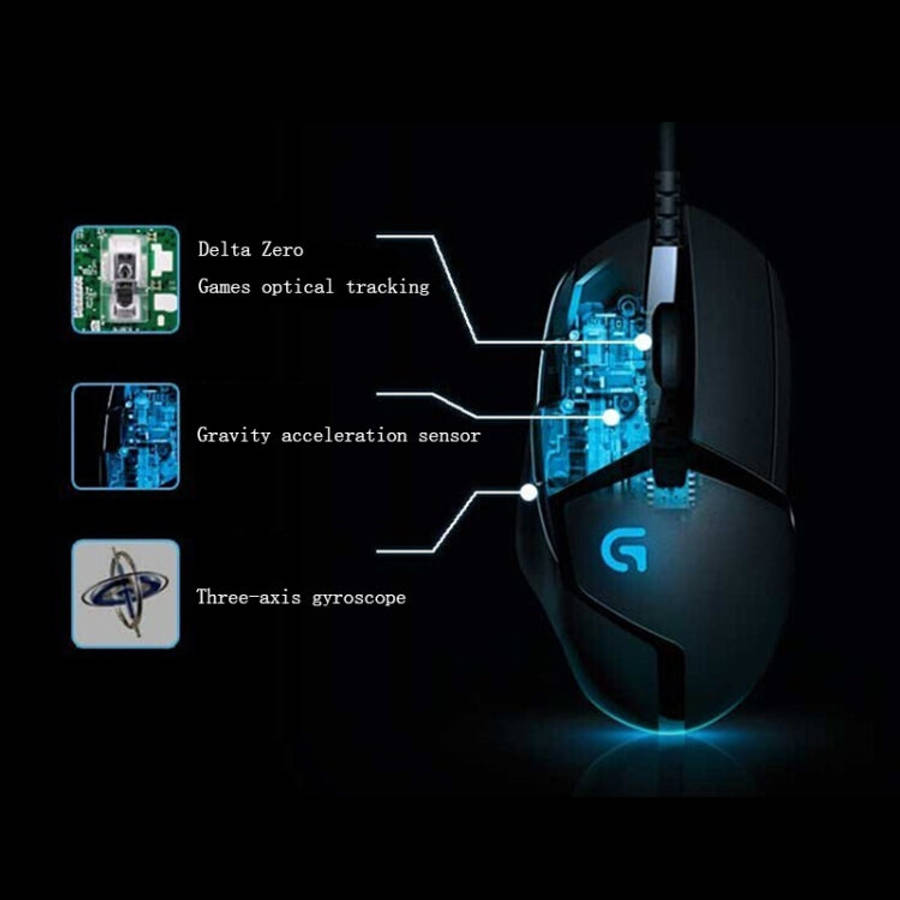 Logitech G402 USB Interface 8-keys 4000DPI Five-speed Adjustable High-speed Tracking Wired Optica...