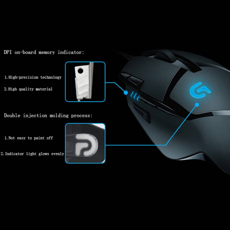 Logitech G402 USB Interface 8-keys 4000DPI Five-speed Adjustable High-speed Tracking Wired Optica...