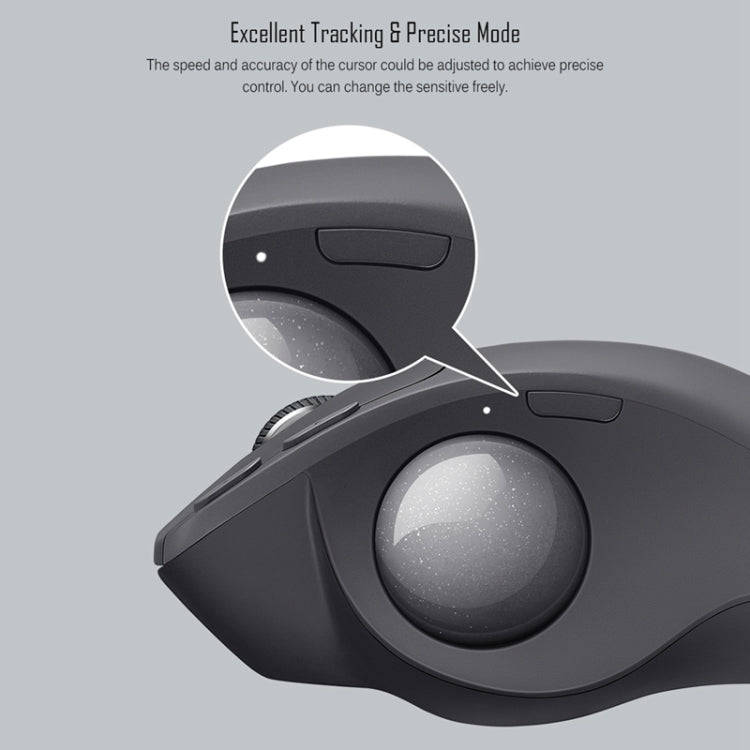 Logitech MX ERGO 440DPI Bluetooth + Unifying Dual-mode Wireless Trackball Optical Mouse(Black)