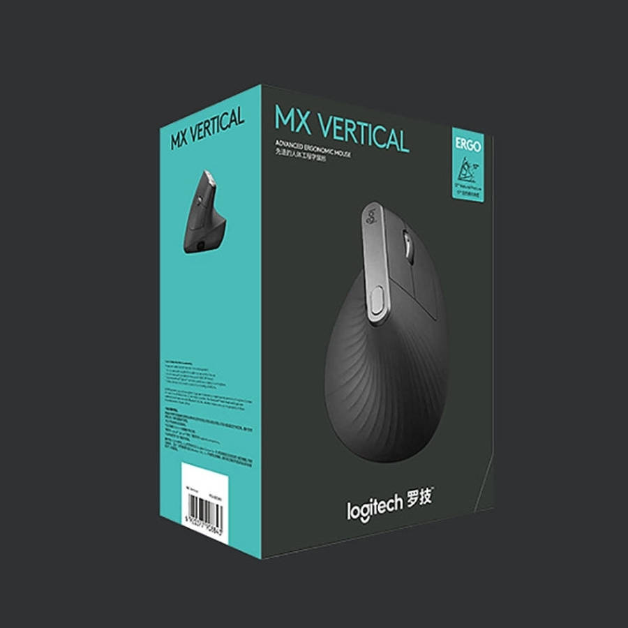 Logitech MX Vertical 4000DPI USB-C / Type-C + Unifying + Bluetooth Three-mode Ergonomic Wireless ...