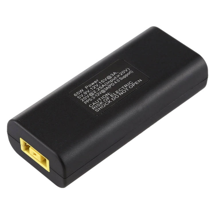 Big Square Female to USB-C / Type-C Female Power Connector Adapter with 15cm USB-C / Type C Cable