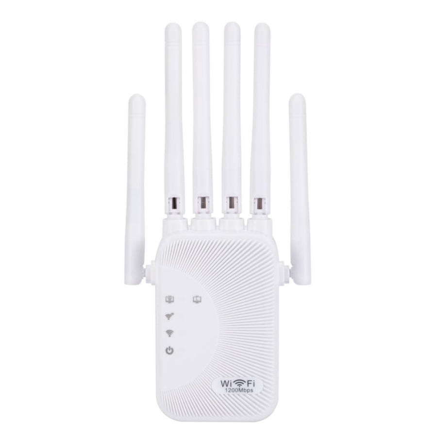 SM-011 Six-antenna 1200M Repeater WiFi Wireless Router (US Plug)