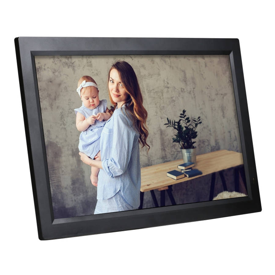 23.6 inch LED Display Digital Photo Frame with Holder & Remote Control, US Plug(Black)