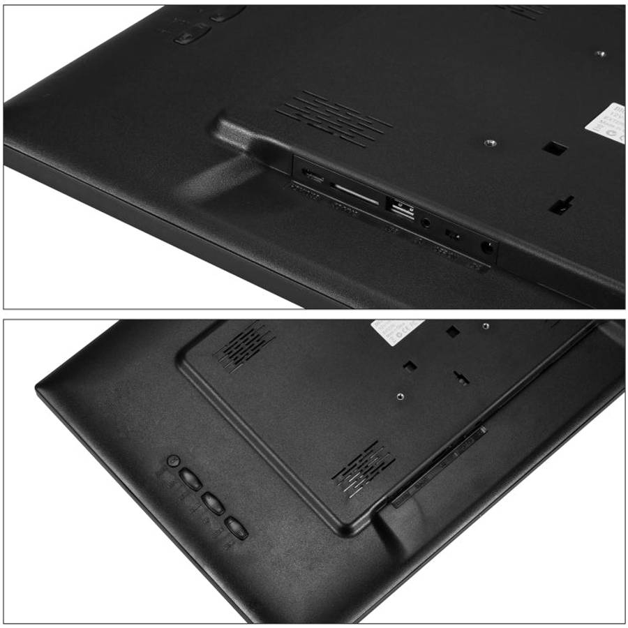 23.6 inch LED Display Digital Photo Frame with Holder & Remote Control, US Plug(Black)