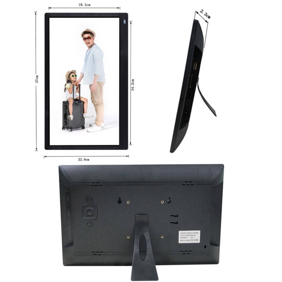 15.6 inch FHD LED Display Digital Photo Frame with Holder & Remote Control, MSTAR V53 Program, Su...