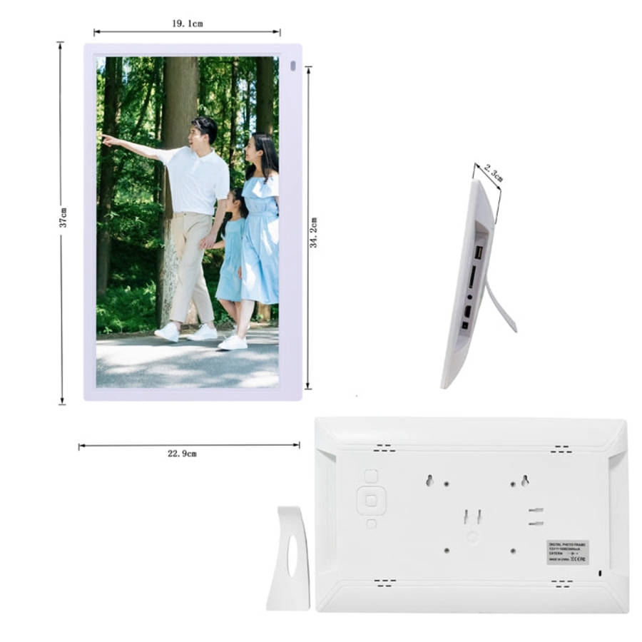 15.6 inch FHD LED Display Digital Photo Frame with Holder & Remote Control, MSTAR V53 Program, Su...