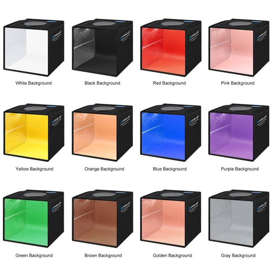 PULUZ 25cm Folding Portable High CRI Ring LED Photo Lighting Studio Tent Box + Shadowless Light L...